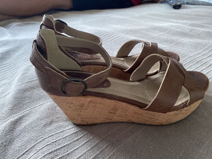 Fat face wedge women's shoes