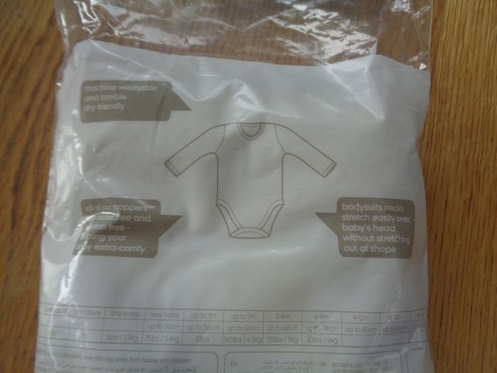 Mothercare Body Suits x 3 for Sale