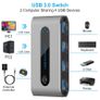 USB 3.0 Switch 2 In 4 Out USB Sharing Switch for 2 Computer Sharing 4 USB Devices USB KVM Switcher Image 4