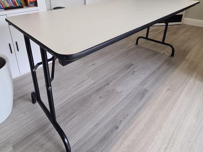 Wood/Laminate Table with Folding Legs