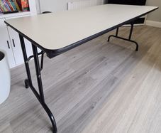Wood/Laminate Table with Folding Legs