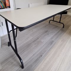 Wood/Laminate Table with Folding Legs