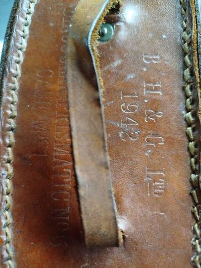 Vintage Leather Binoculars Case