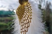 Memorial I Will Hold You in My Heart Until I Hold You in Heaven Angel Wings Hand Crafted Freepost