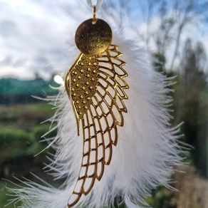 Memorial I Will Hold You in My Heart Until I Hold You in Heaven Angel Wings Hand Crafted Freepost