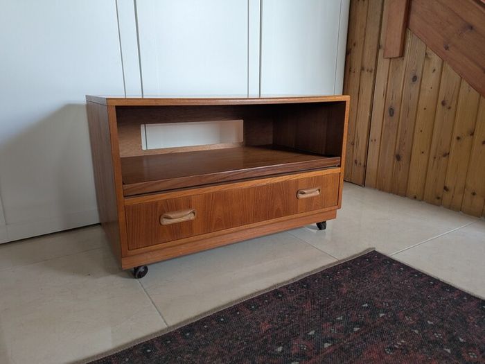 G Plan Fresco Media Cabinet TV Stand Midcentury Vintage Teak