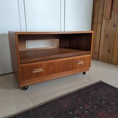 G Plan Fresco Media Cabinet TV Stand Midcentury Vintage Teak