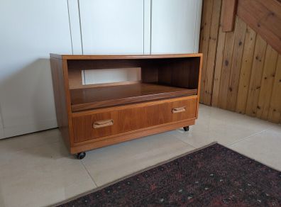 G Plan Fresco Media Cabinet TV Stand Midcentury Vintage Teak