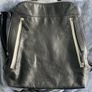 Unisex Ben Minkoff Minimalist Black Leather Backpack Image 7