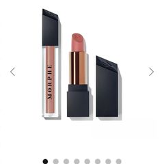 MORPHE Out & A Pout in Flirty Nude Duo lipstick and lip gloss
