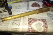 Old Foldable Brass Telescope, Postage Available or Collection is always welcome