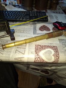 Old Foldable Brass Telescope, Postage Available or Collection is always welcome