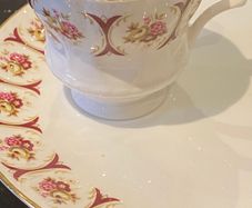 Royal imperial sandwich plate and cup duo