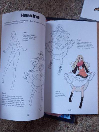 Manga & Anime drawing books