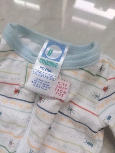2 gorgeaus Gymboree premature babygros