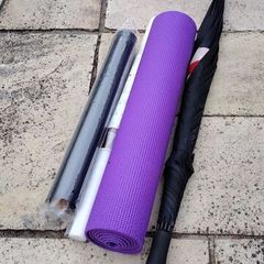 Yoga mat, umbrella cupboard underliner
