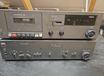 nad 3130 amp and 6220 casette deck