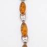 Natural Cognac Baltic Amber And Sterling Silver Necklace Image 2