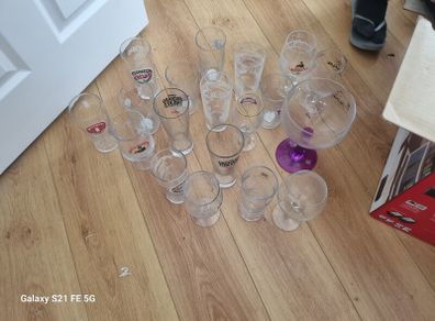 beer and wine glasses