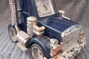 Vintage Semi Truck  Clock