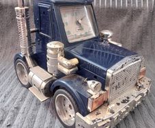 Vintage Semi Truck  Clock
