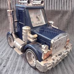Vintage Semi Truck  Clock