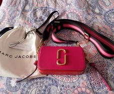 Marc Jacobs Genuine Fuschia pink camera bag