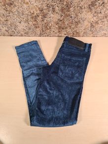 Womens CHEAP MONDAY Tight Velvet Steel blue skinny stretchy trousers jeans  Size W 26 L 32 A1