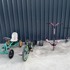 Kids Ride-On Toys: Go Kart, Green Machine, Fliker & Scooter