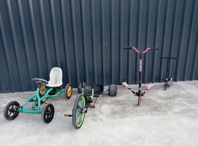 Kids Ride-On Toys: Go Kart, Green Machine, Fliker & Scooter