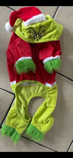 The Grinch Dog Costume XS