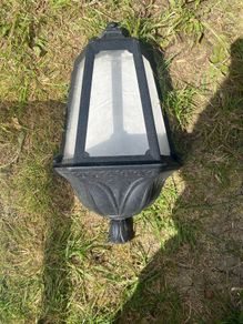 Outdoor Wall Lantern Light black