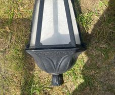 Outdoor Wall Lantern Light black