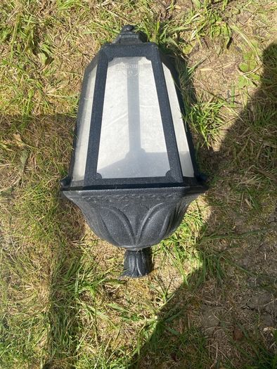 Outdoor Wall Lantern Light black