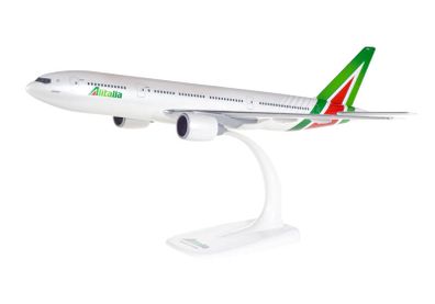 Alitalia 1:200 scale model airplane, Boeing 777-200 aircraft, NEW