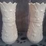 Vintage Belleek Flower Vase X 2 Image 4