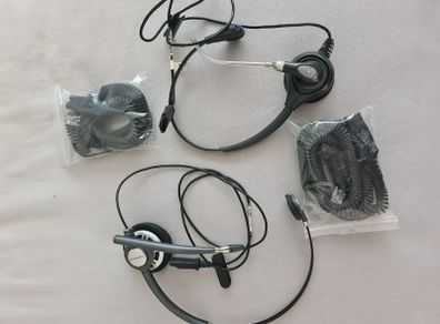 3 x Plantronics Headsets