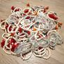 CLEARANCE: Lot of 114 Brand New Bone Bracelets on Elastic Bands - Unique & Versatile Image 2