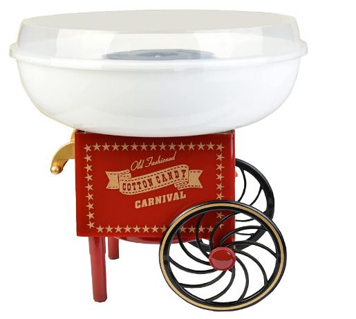 Candy Floss Machine for Home, for Children's Birthday Parties, Red/White