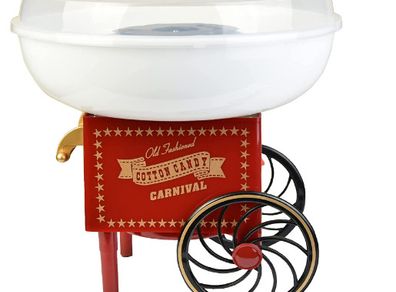 Candy Floss Machine for Home, for Children's Birthday Parties, Red/White