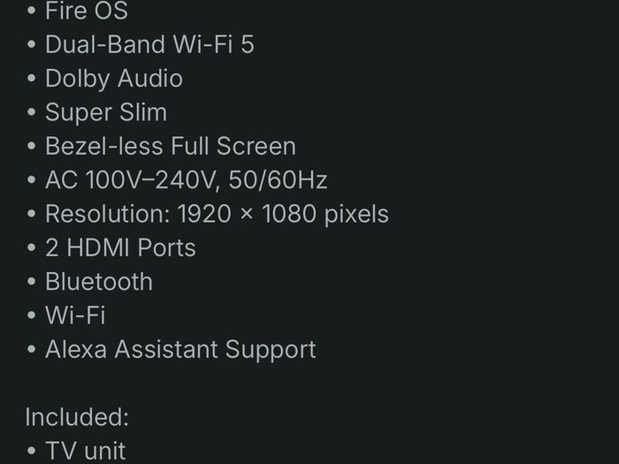 TCL 32" fire tv