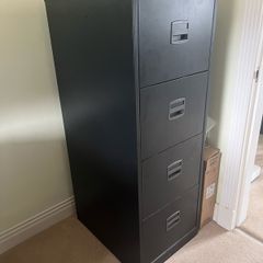 Metal filing cabinet