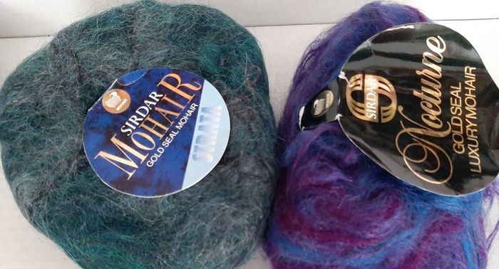 Mohair wool knitting crochet crafts