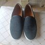 Designer Jimmy Choo leather glitter flats loafers slip on shoes 7.5-8 UK 41 EUR Image 3