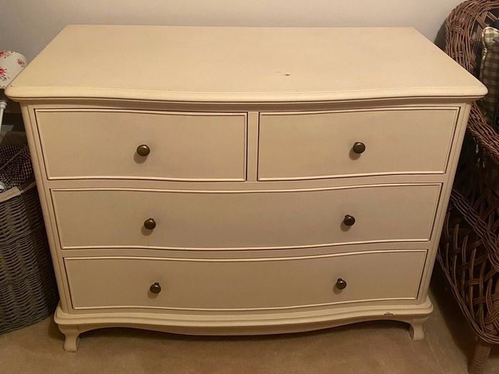 Chest of drawers & side table