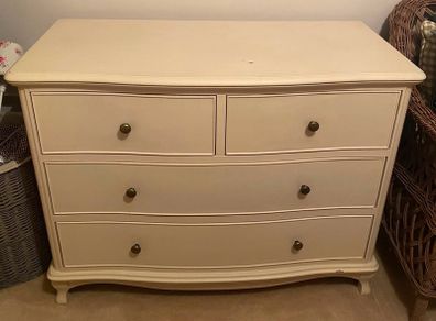 Chest of drawers & side table