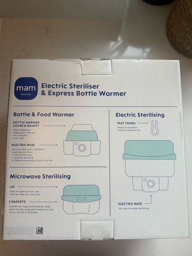 Mam electric steriliser & express bottle warmer
