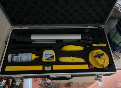 TORQ Laser level tool kit. New and unused in a real nice lockable case