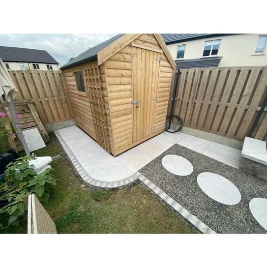 Outdoor Porcelain Slaterock White Matt Tile