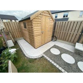 Outdoor Porcelain Slaterock White Matt Tile